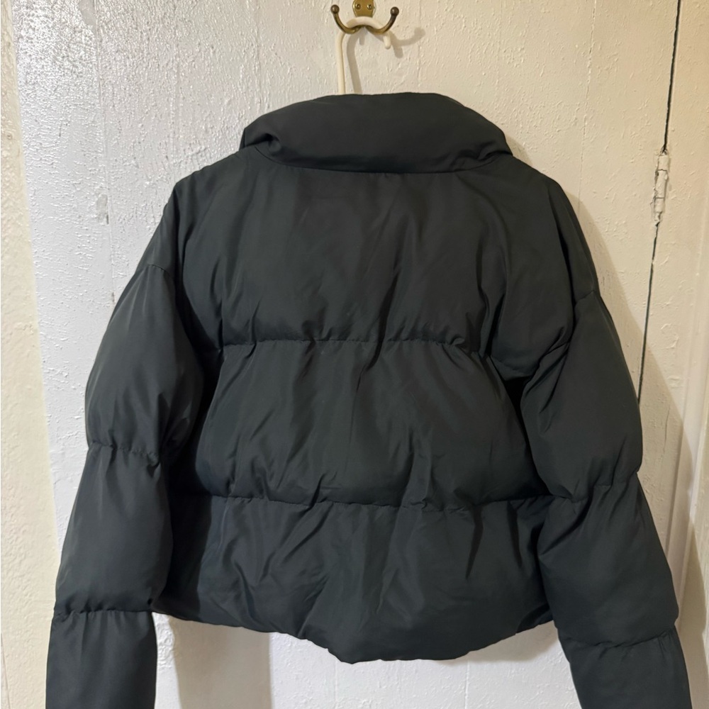 Women's Fabletics Black Puffer Jacket - image 3